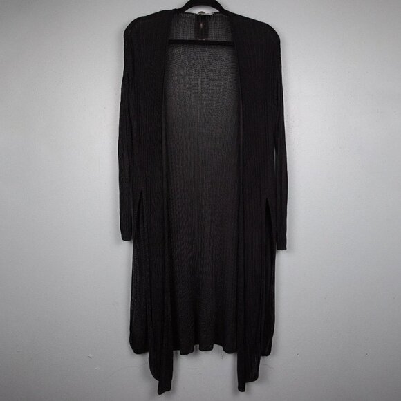 MM. Lafluer The Graham ribbed sheer kimono-M - Picture 1 of 5